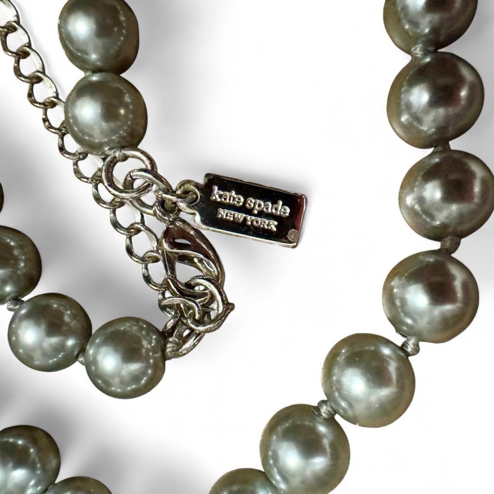 Kate Spade New York Pearls of Wisdom Long Necklace 42” #KSJ1A Very Good No Flaws